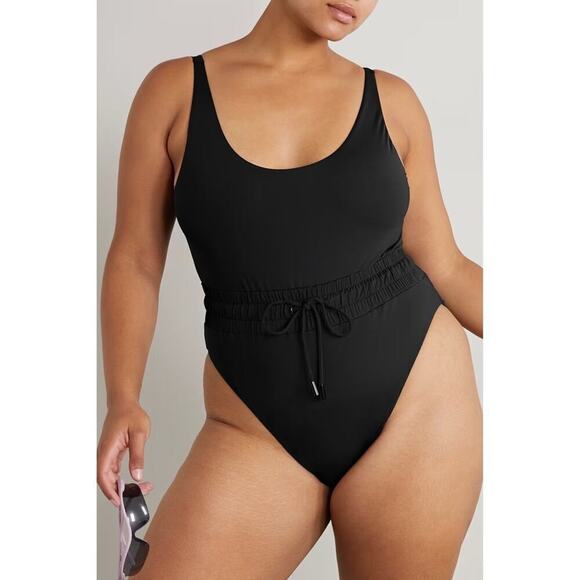 NEW Good American Waist Framer Gathered Swimsuit Sz 7 - Picture 1 of 9